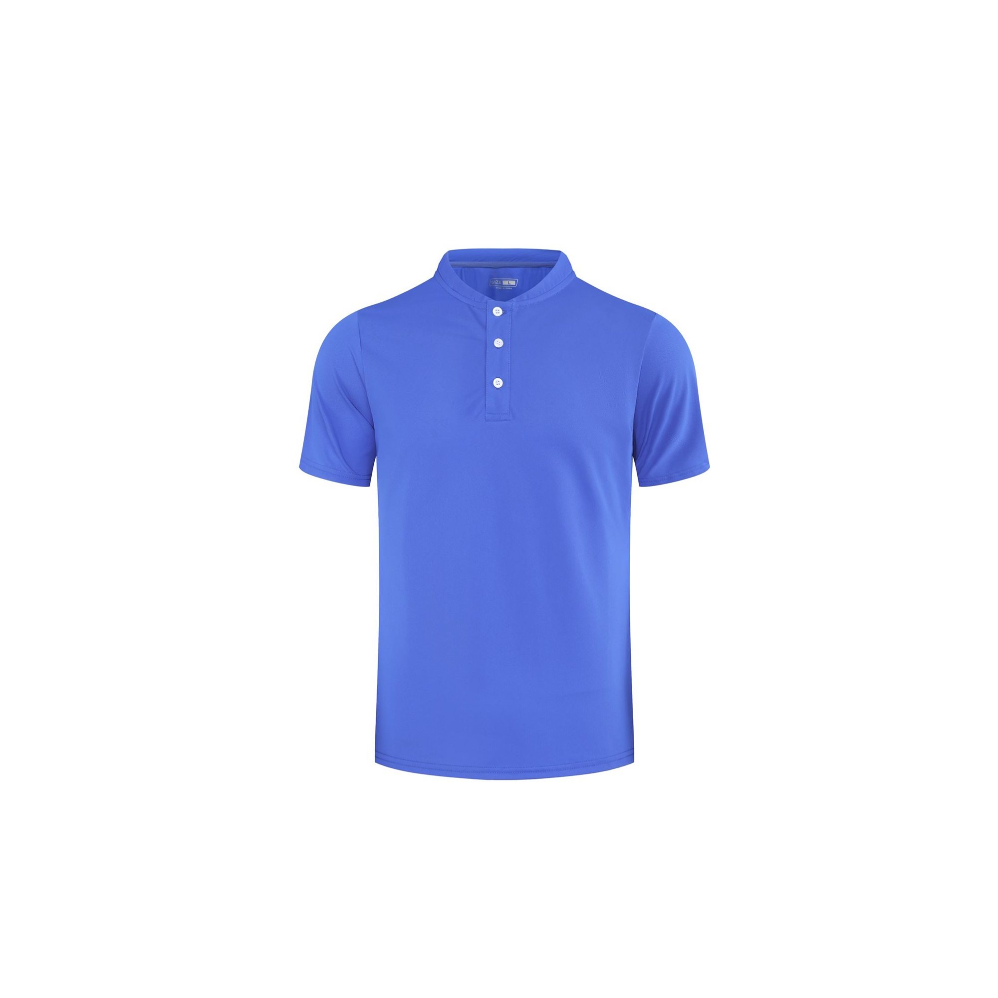 Henley Baseball-Collar Performance Shirt