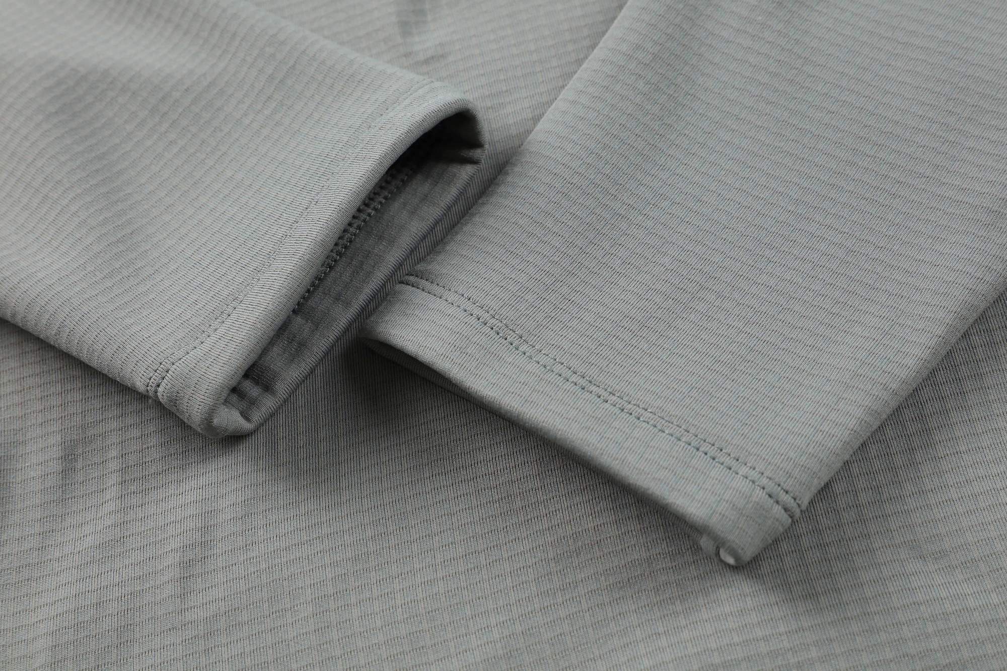 Textured Half-Zip Training Layer detail 2