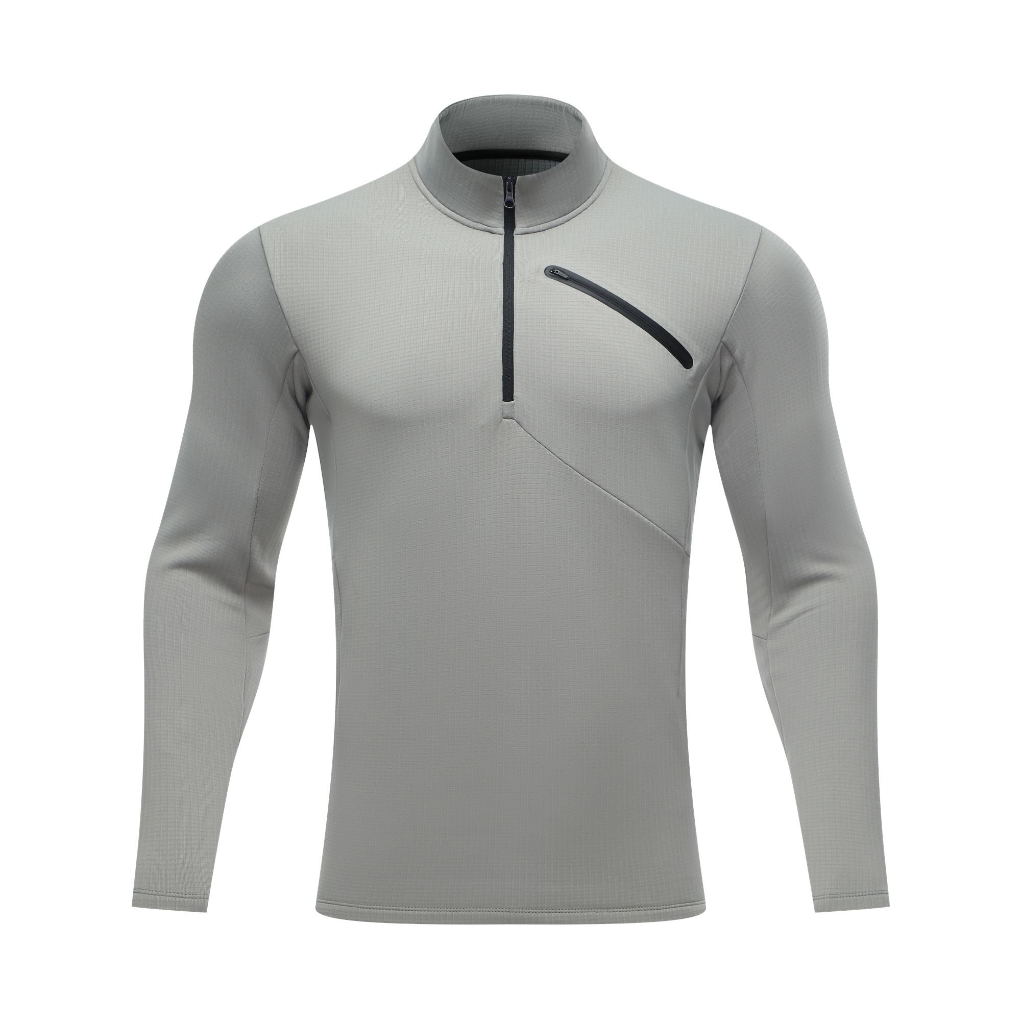 Textured Half-Zip Training Layer