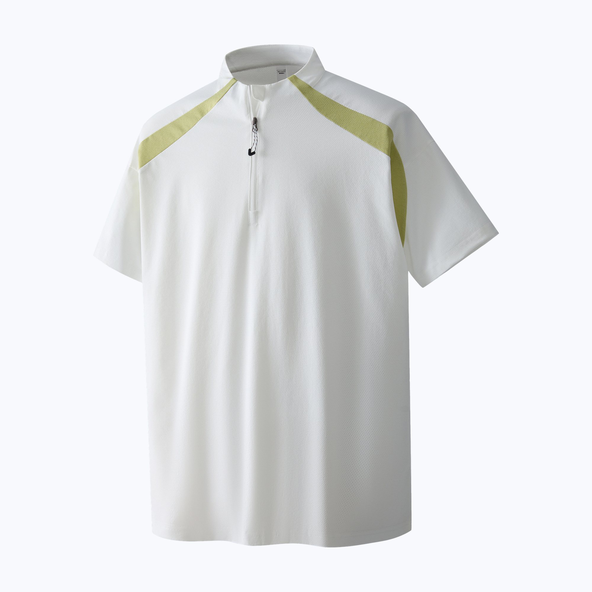 Color-Block Quarter-Zip Quick-Dry Running Shirt