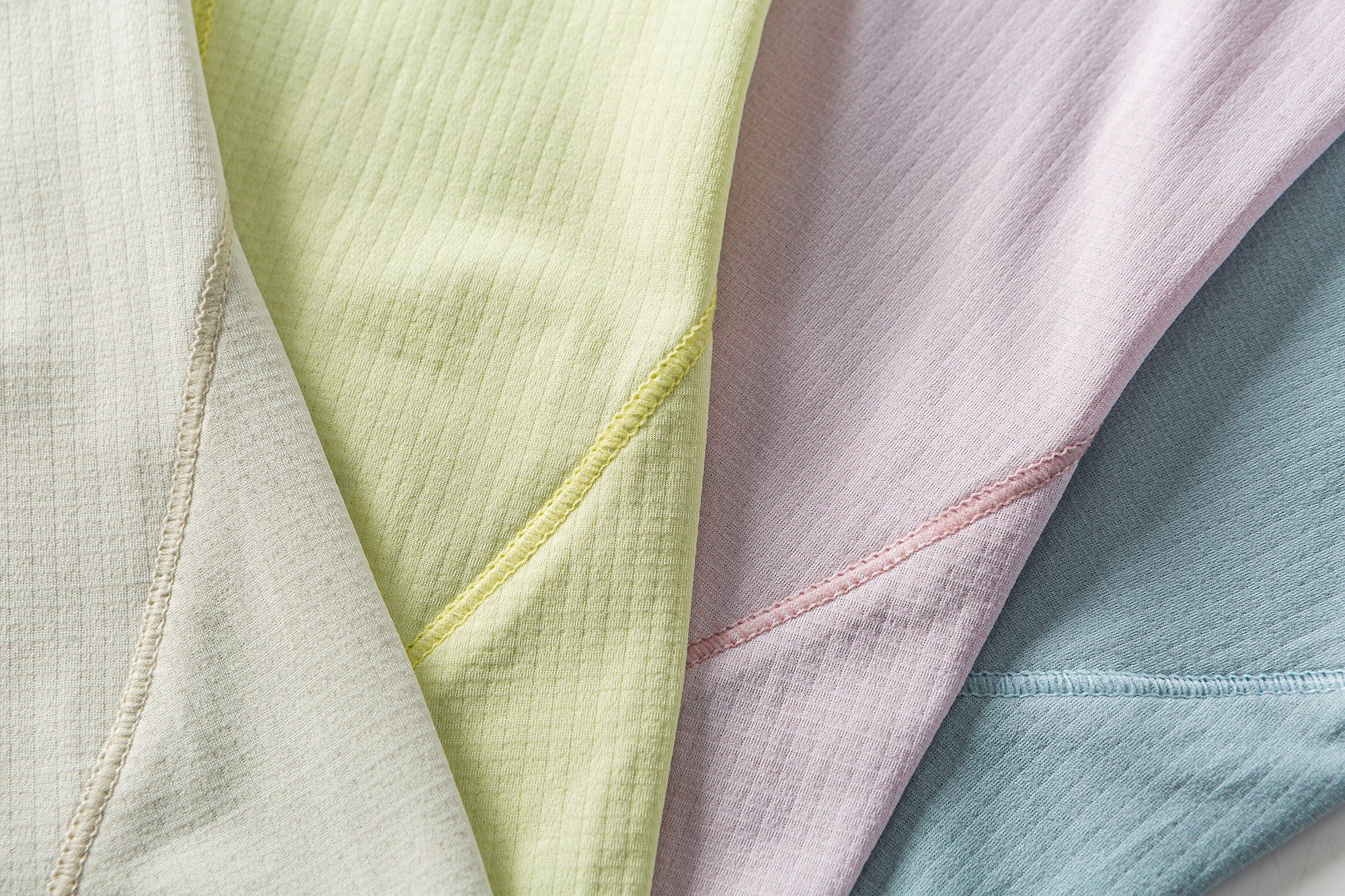 Women's crew neck and shaped panel lines