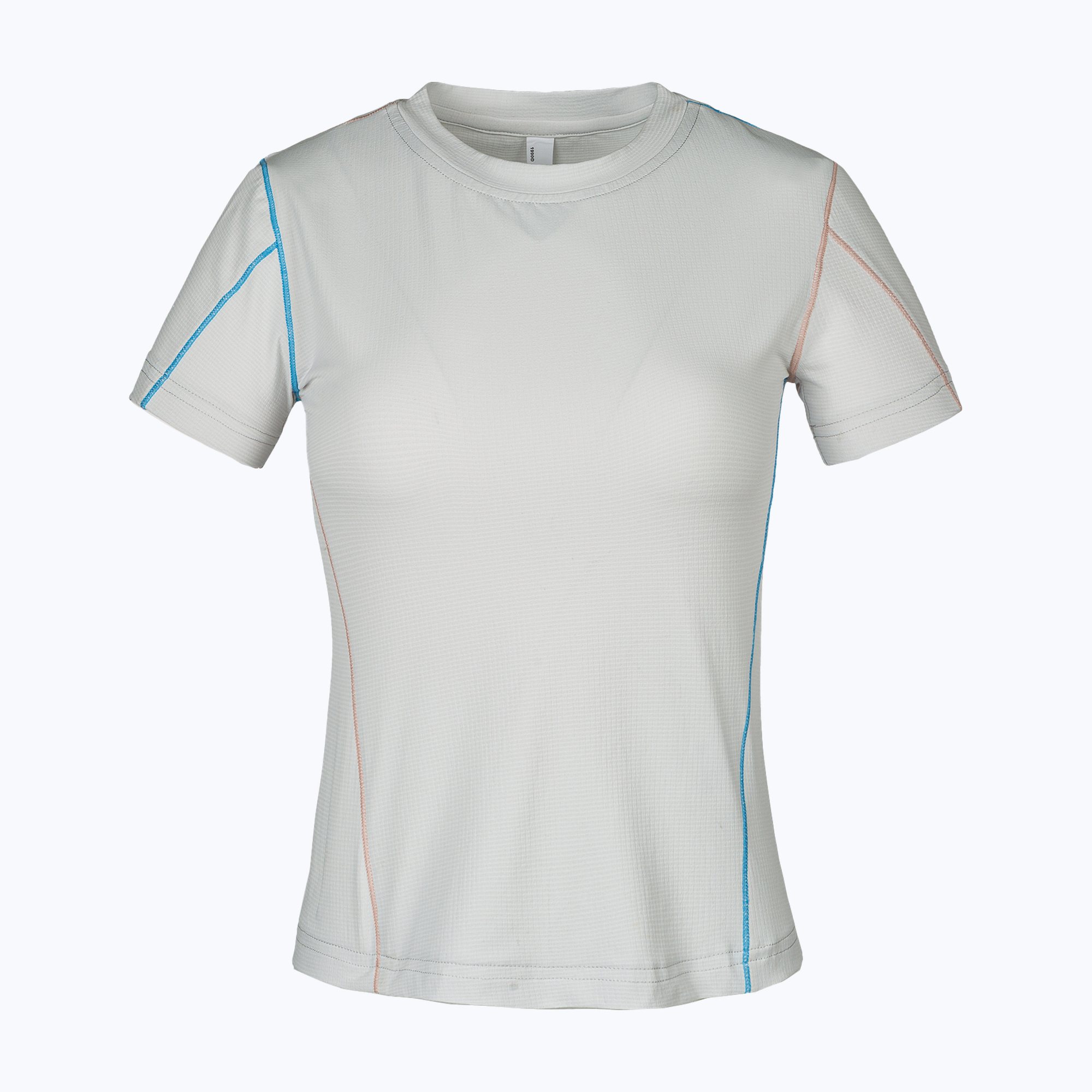 Women's Slim Paneled Grid Quick-Dry Running Shirt