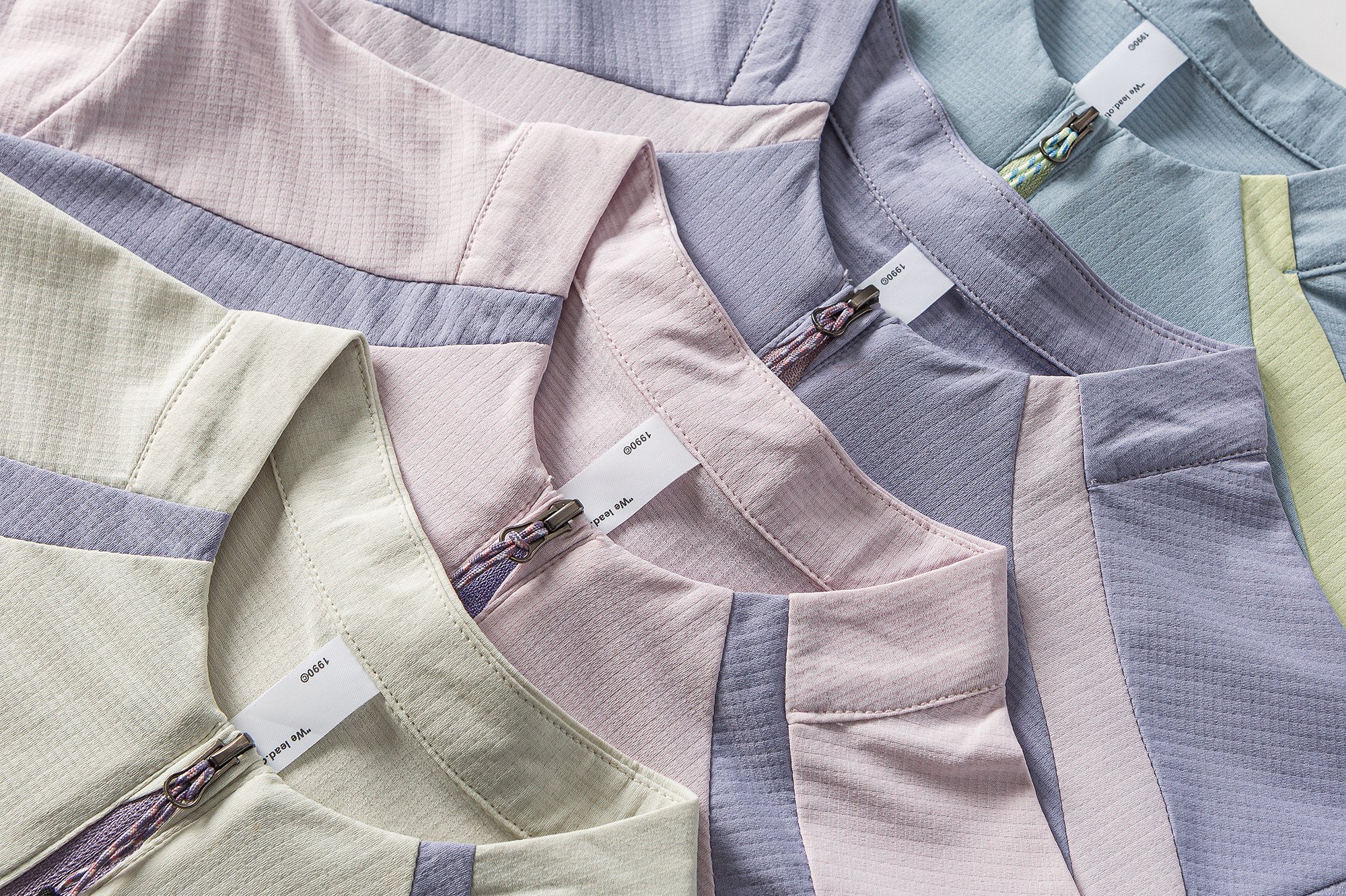 Women's quarter-zip neck and contrast raglan panels