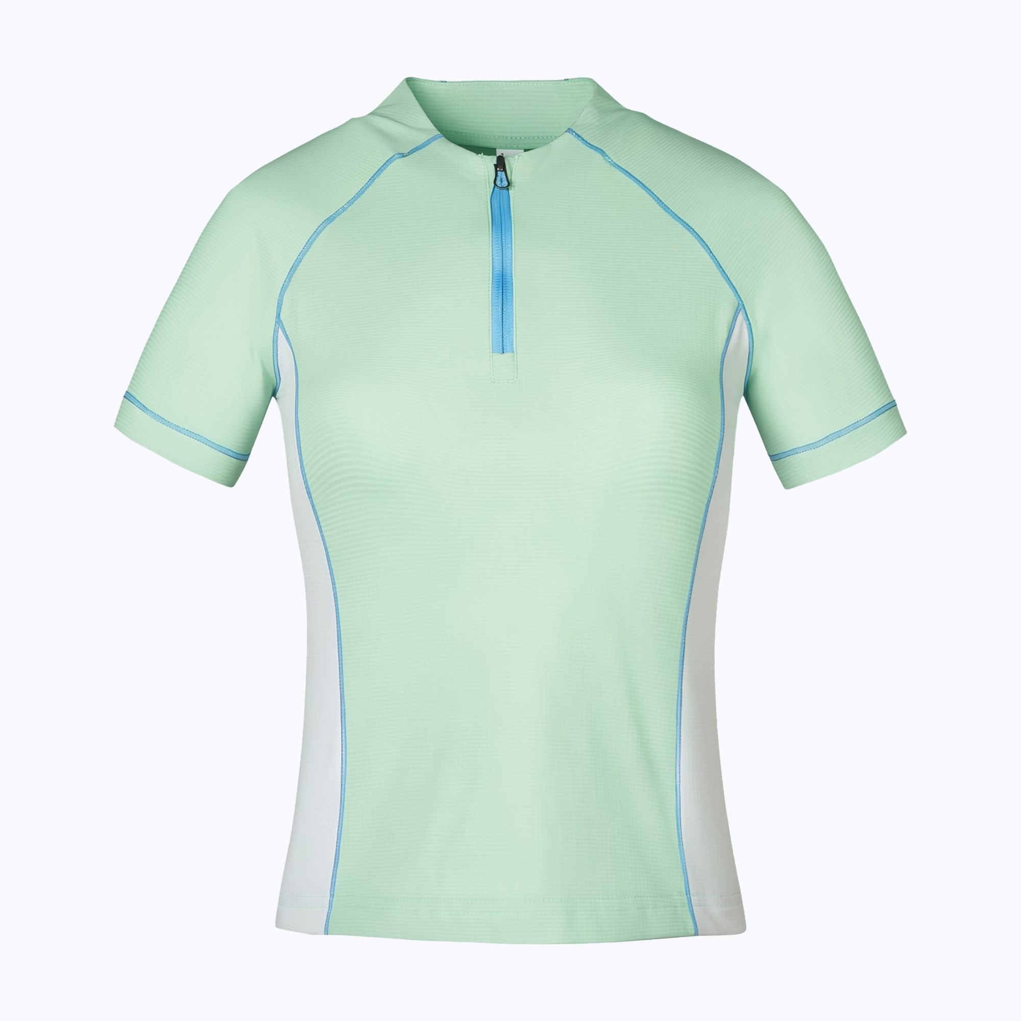 Women's Color-Block Quarter-Zip Quick-Dry Running Shirt