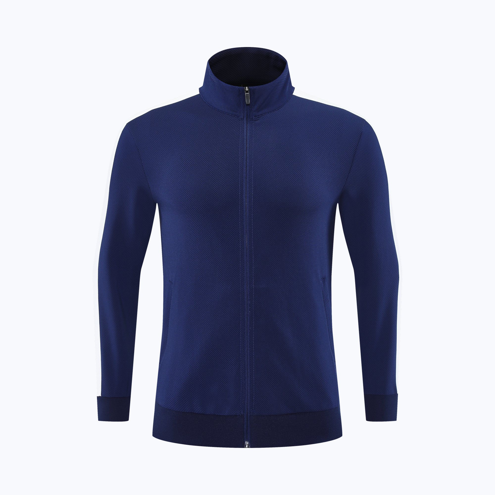 Knit Stand-Collar Team Jacket