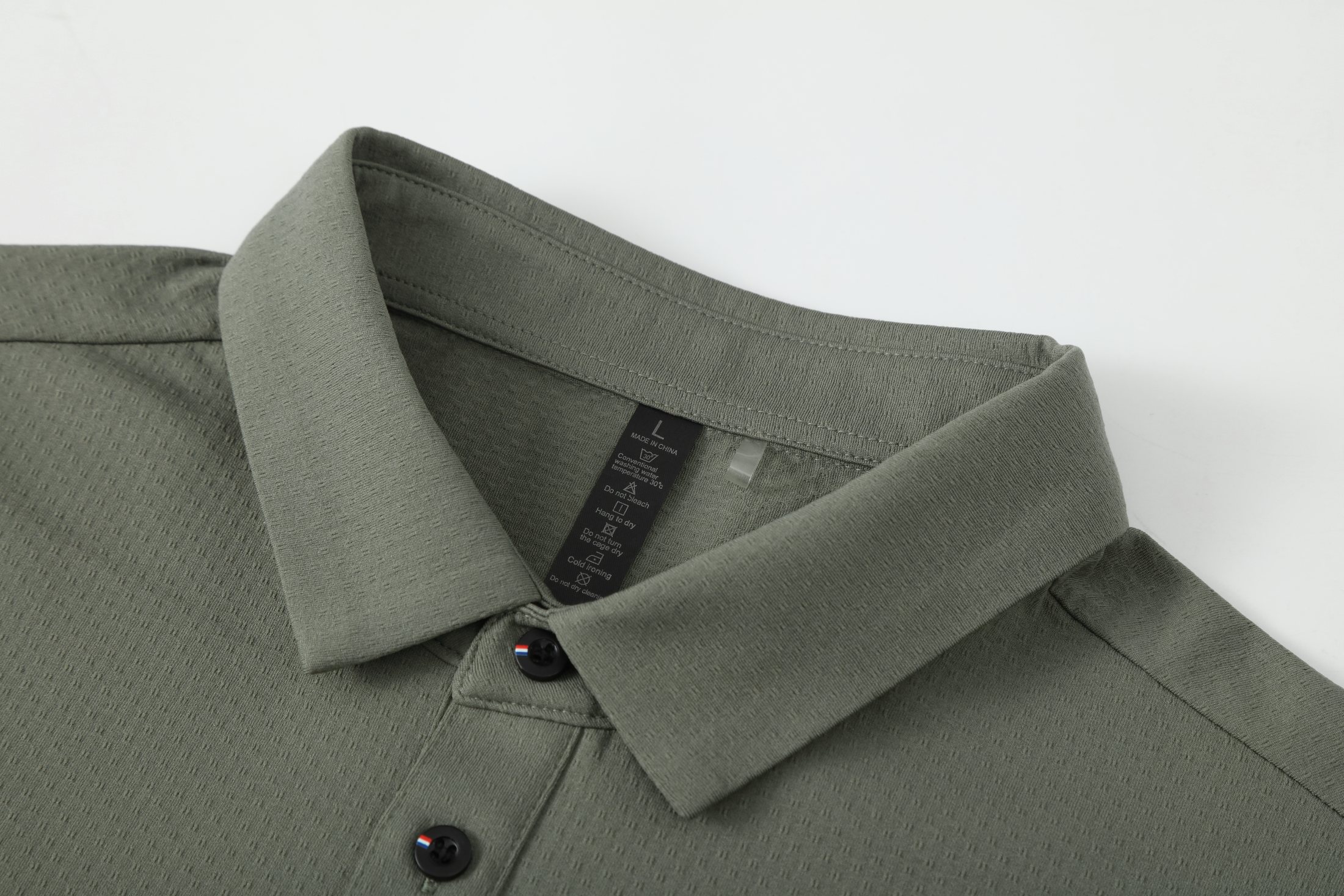 Polo collar and placket