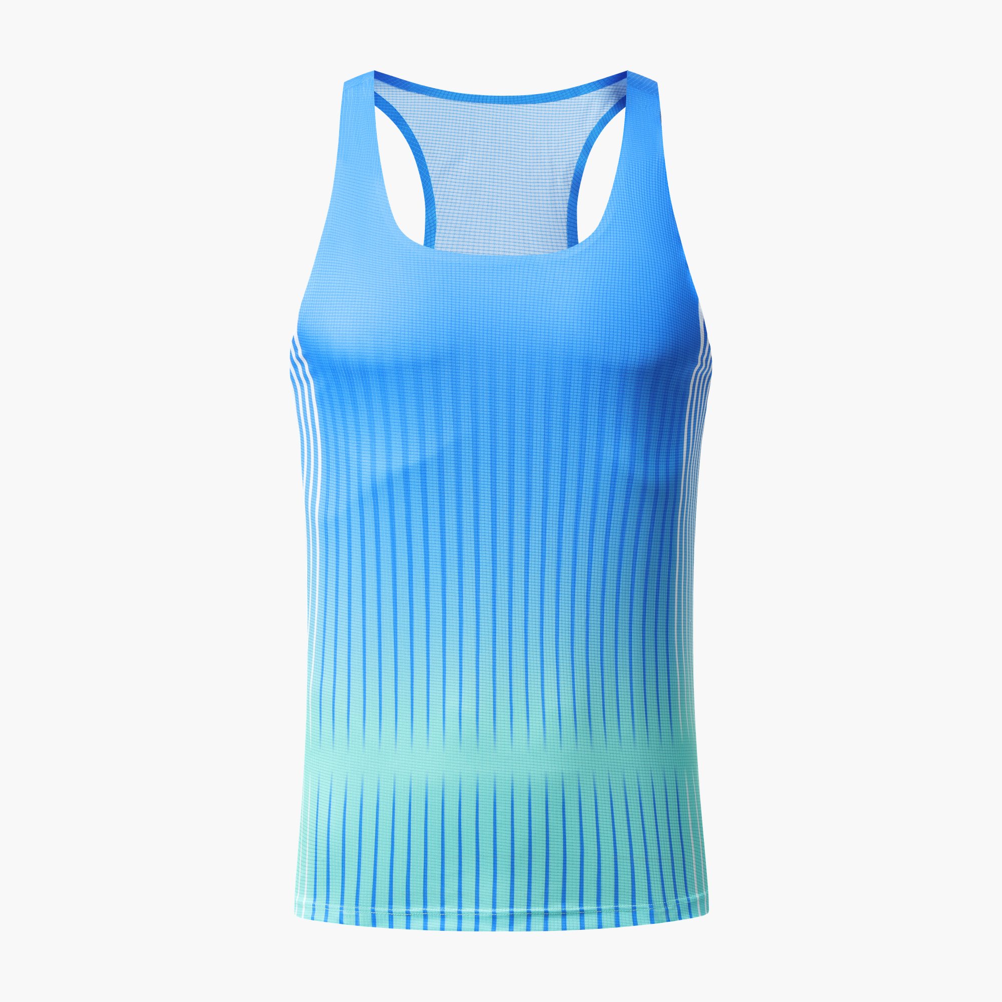 Narrow-Shoulder Ice-Touch Running Singlet