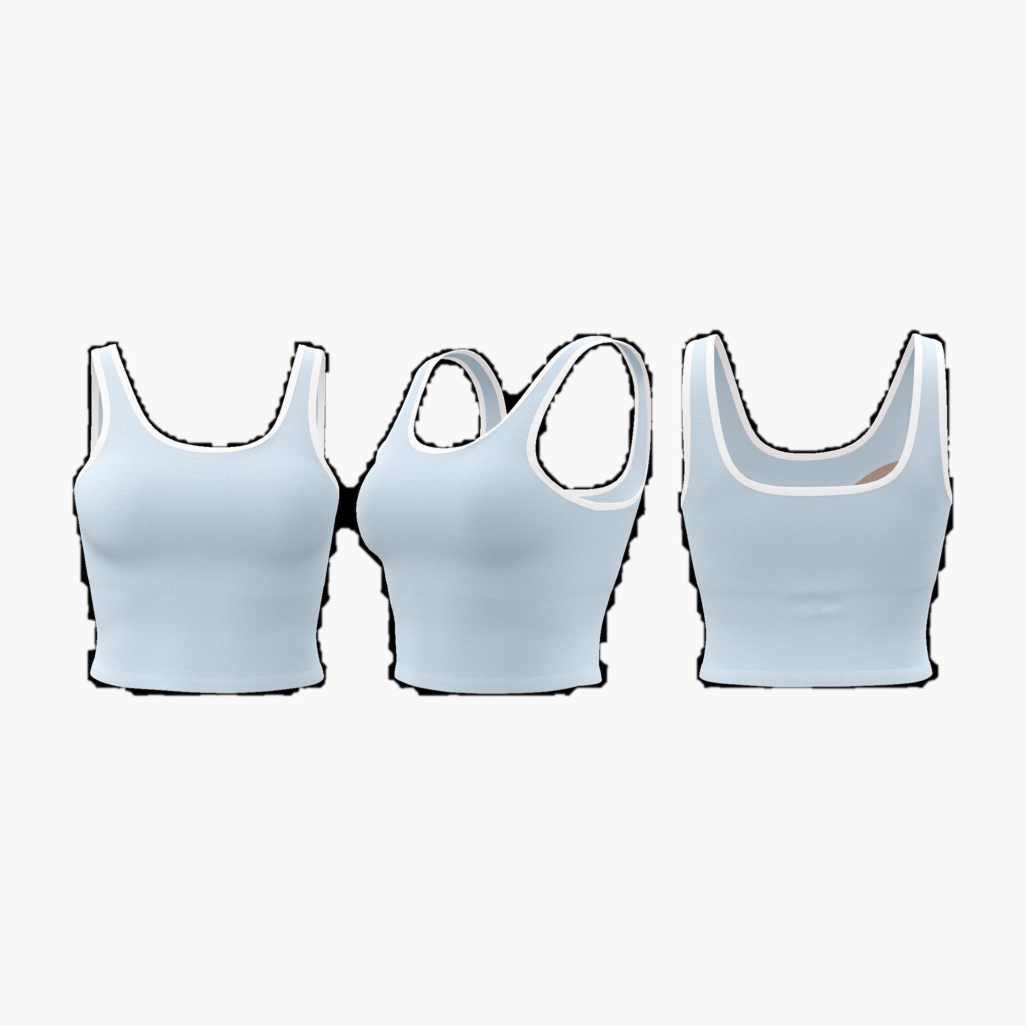 Women's Color-Block Padded Sports Bra