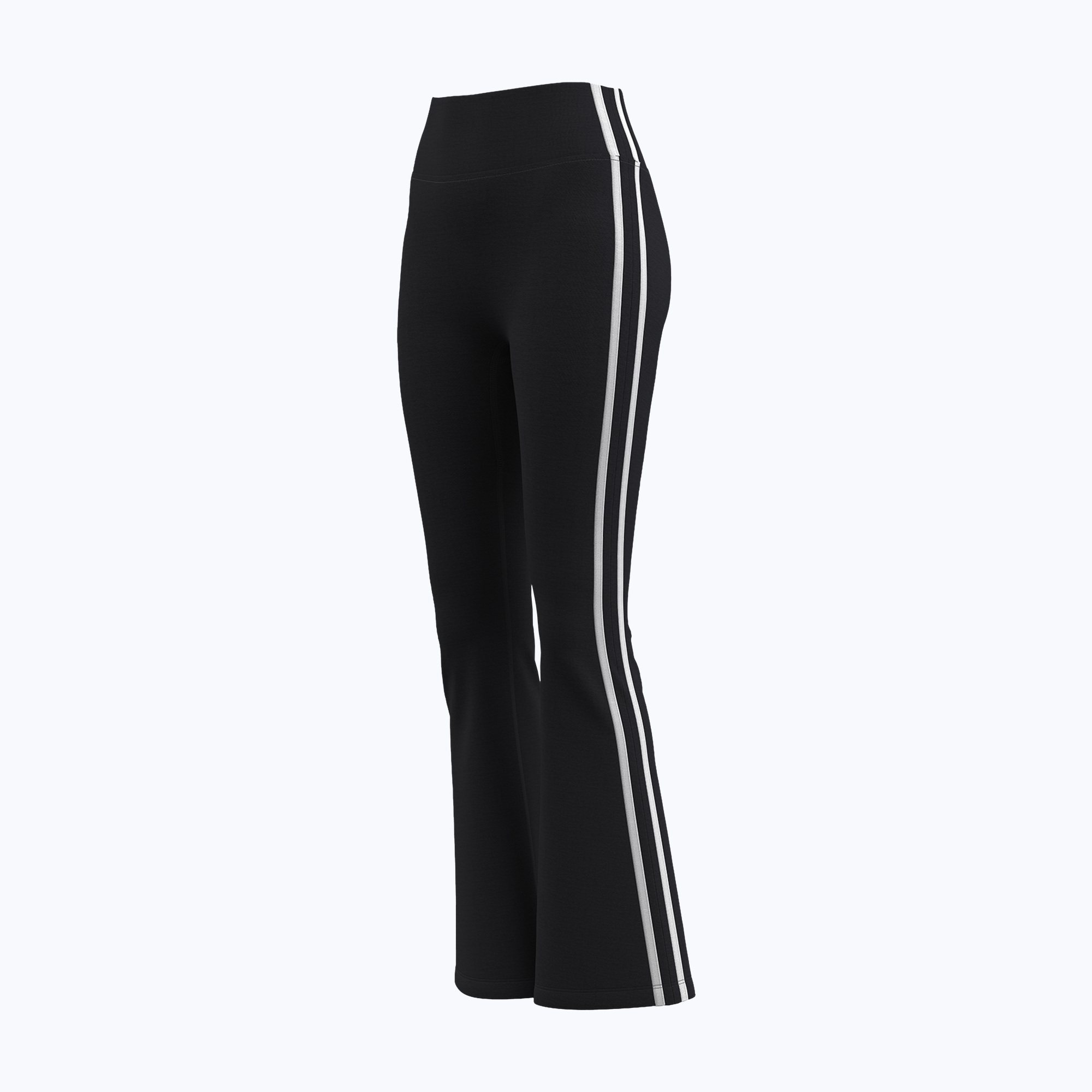 Peach-Seam Flare Training Pants