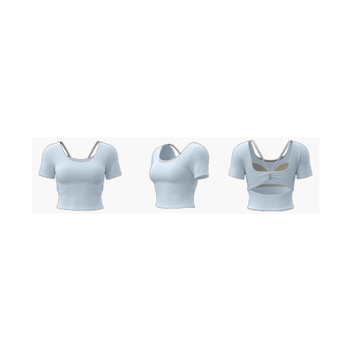 Women's Padded Butterfly-Back Top