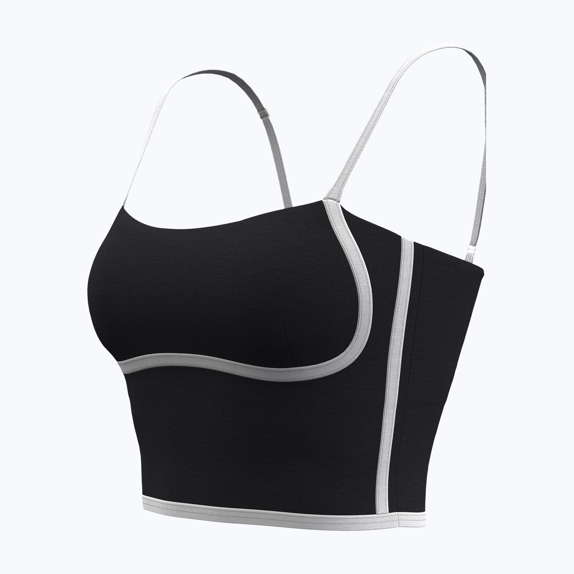 Peach-Seam Stretch Training Bra