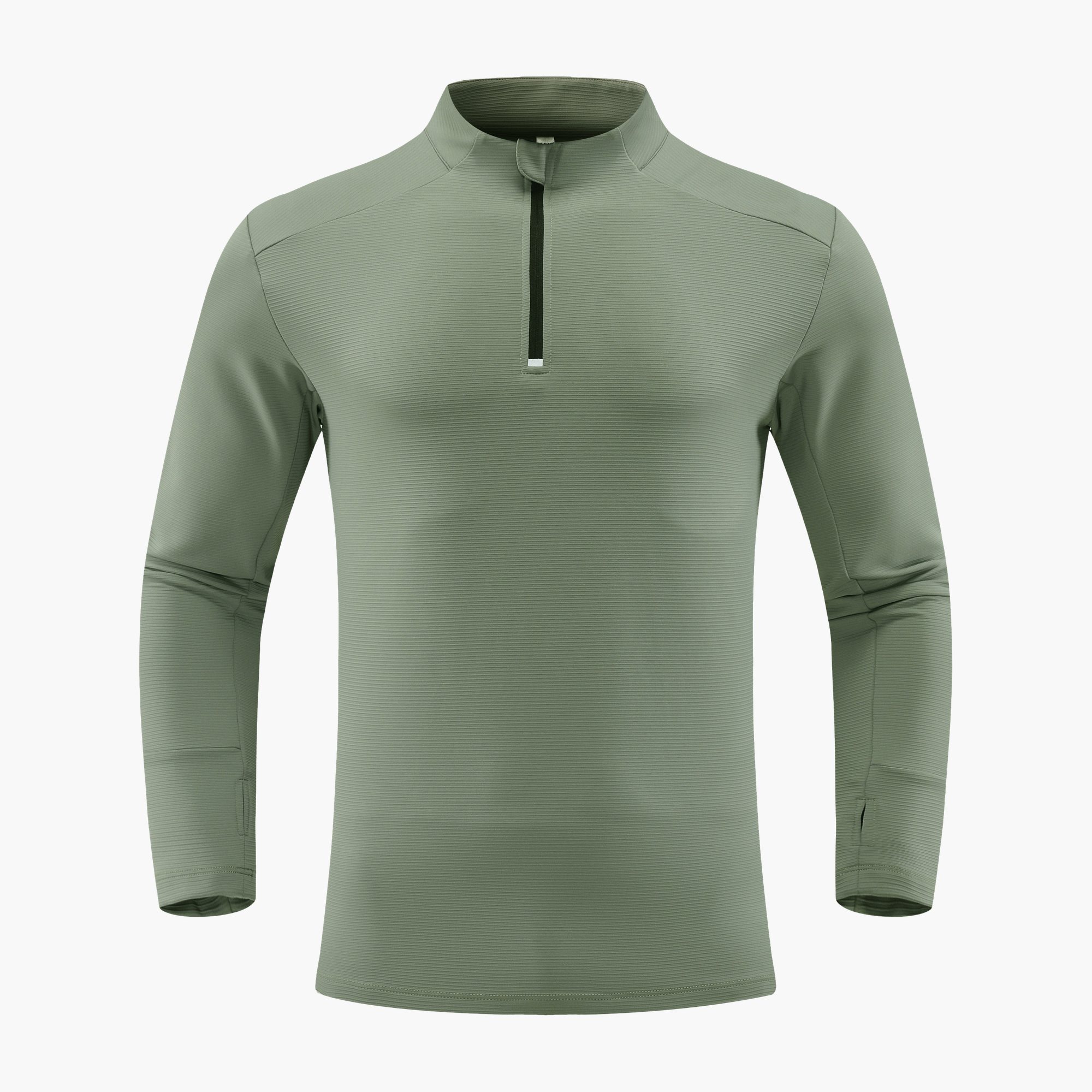 Fleece-Lined Quarter-Zip Running Layer