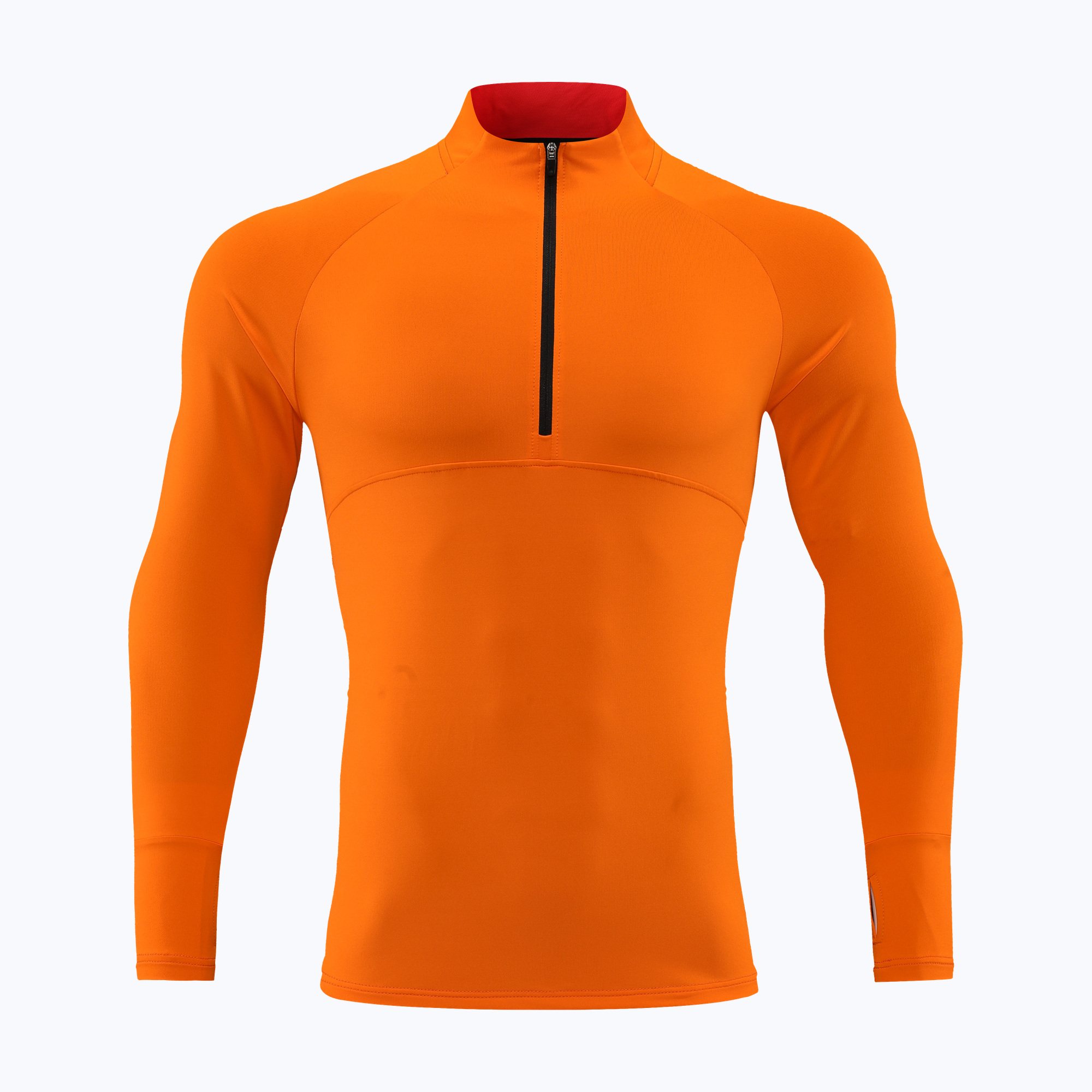 Reflective Quarter-Zip Quick-Dry Long Sleeve Shirt