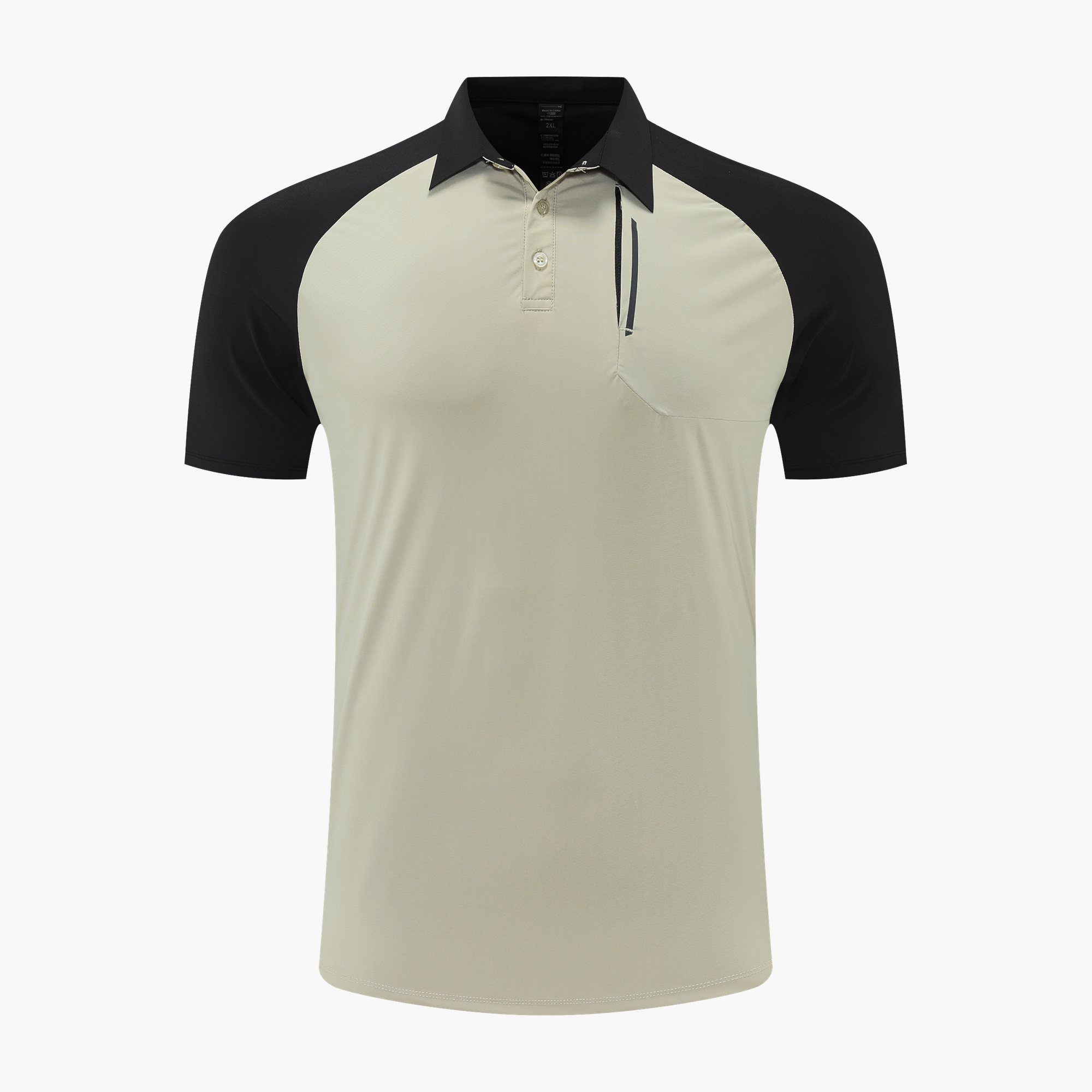 Color-Block Pocket Performance Polo