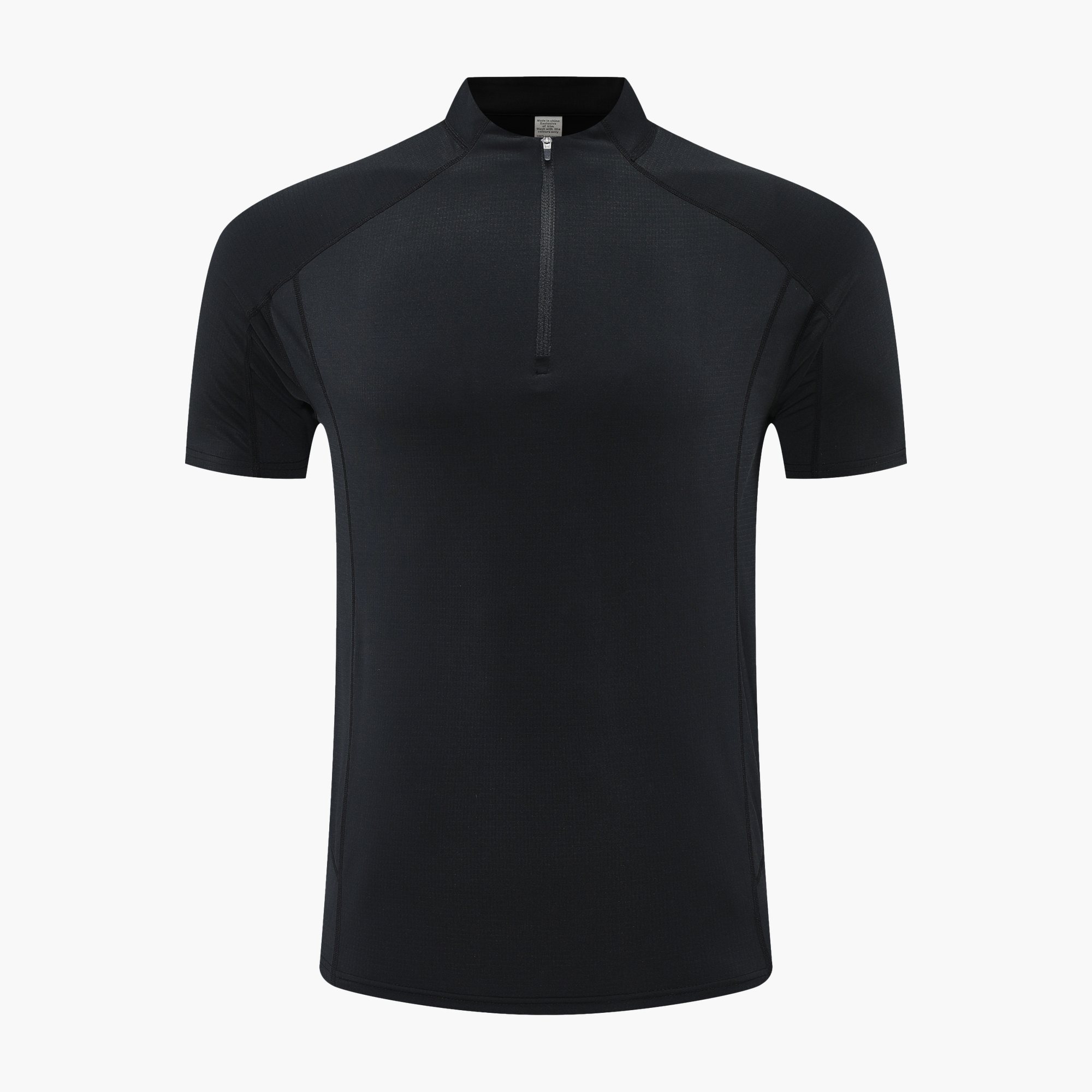 Color-Block Quarter-Zip Running Shirt