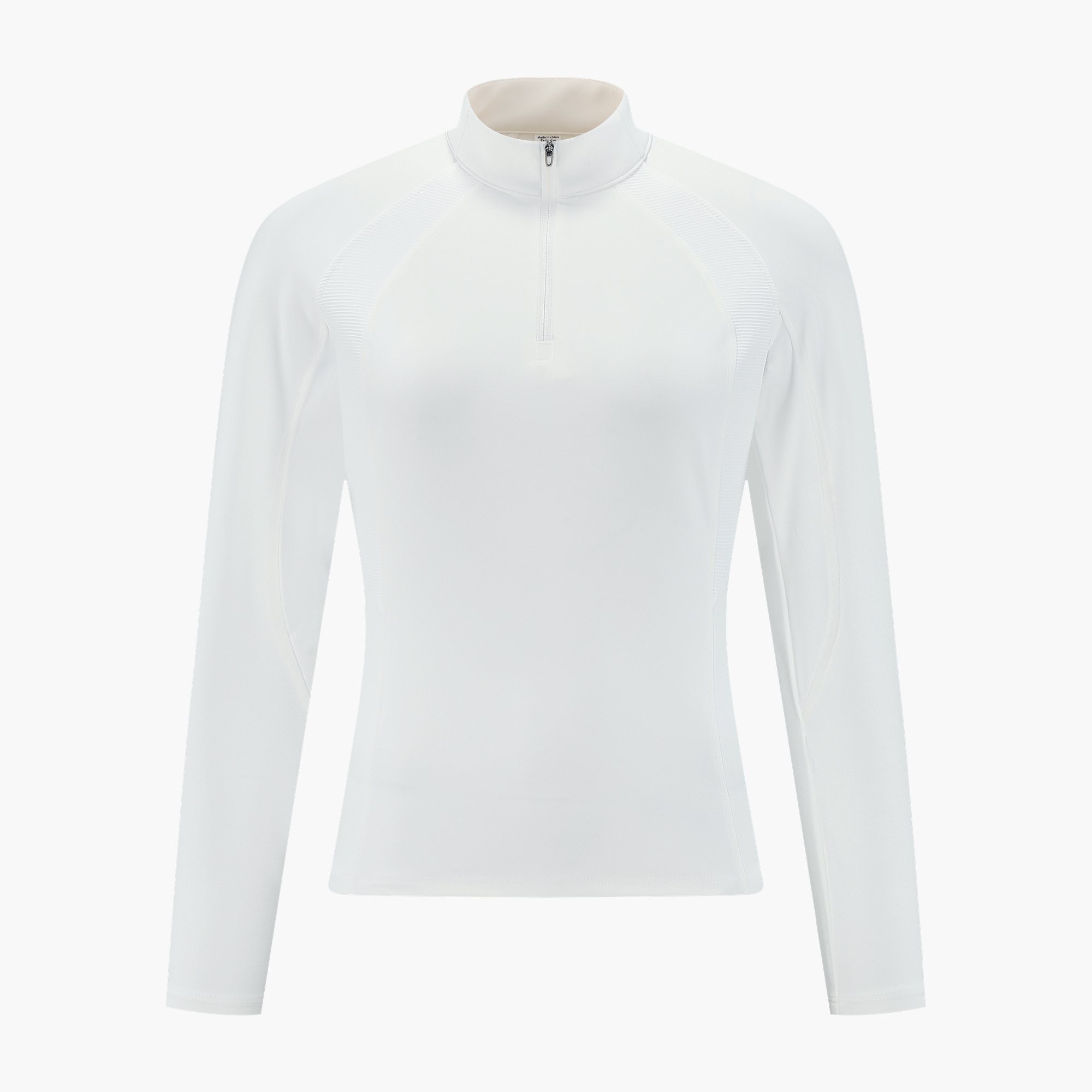 Women's Fitted Quarter-Zip Long Sleeve