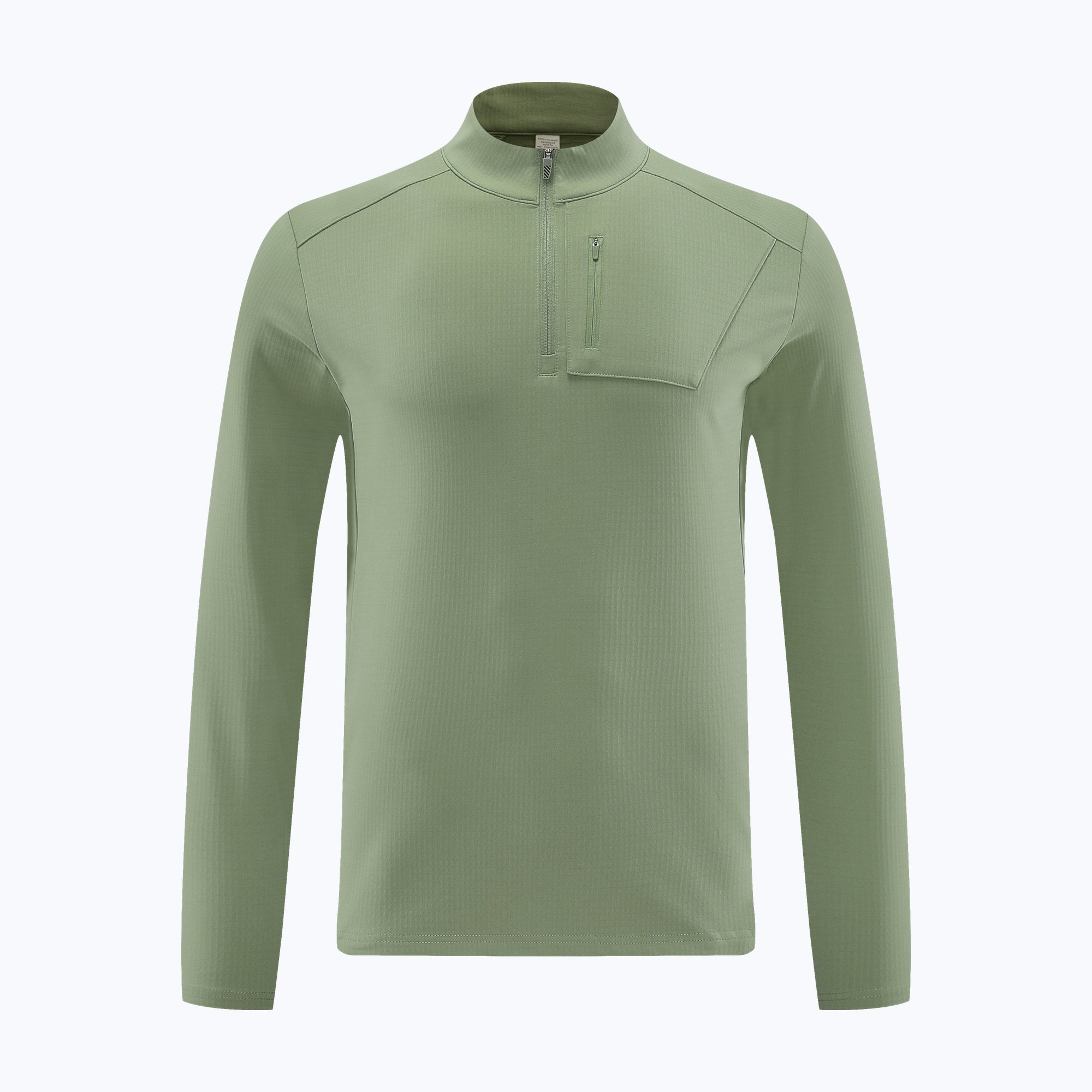 Fleece-Lined Pocket Quarter-Zip Training Top