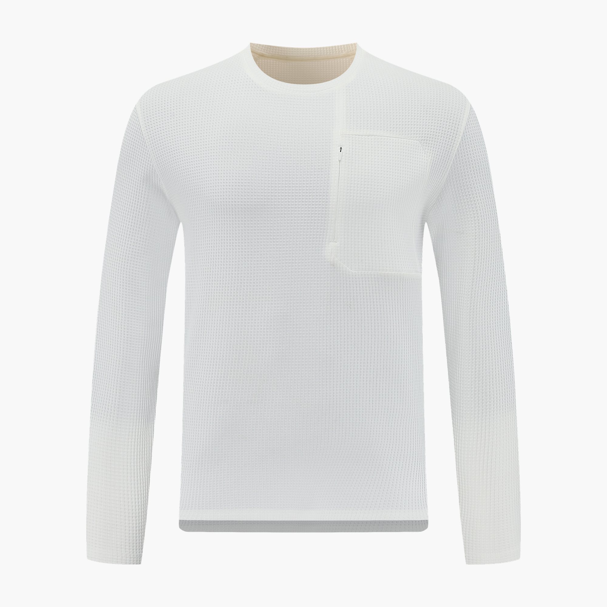 Pocket Grid Quick-Dry Long Sleeve