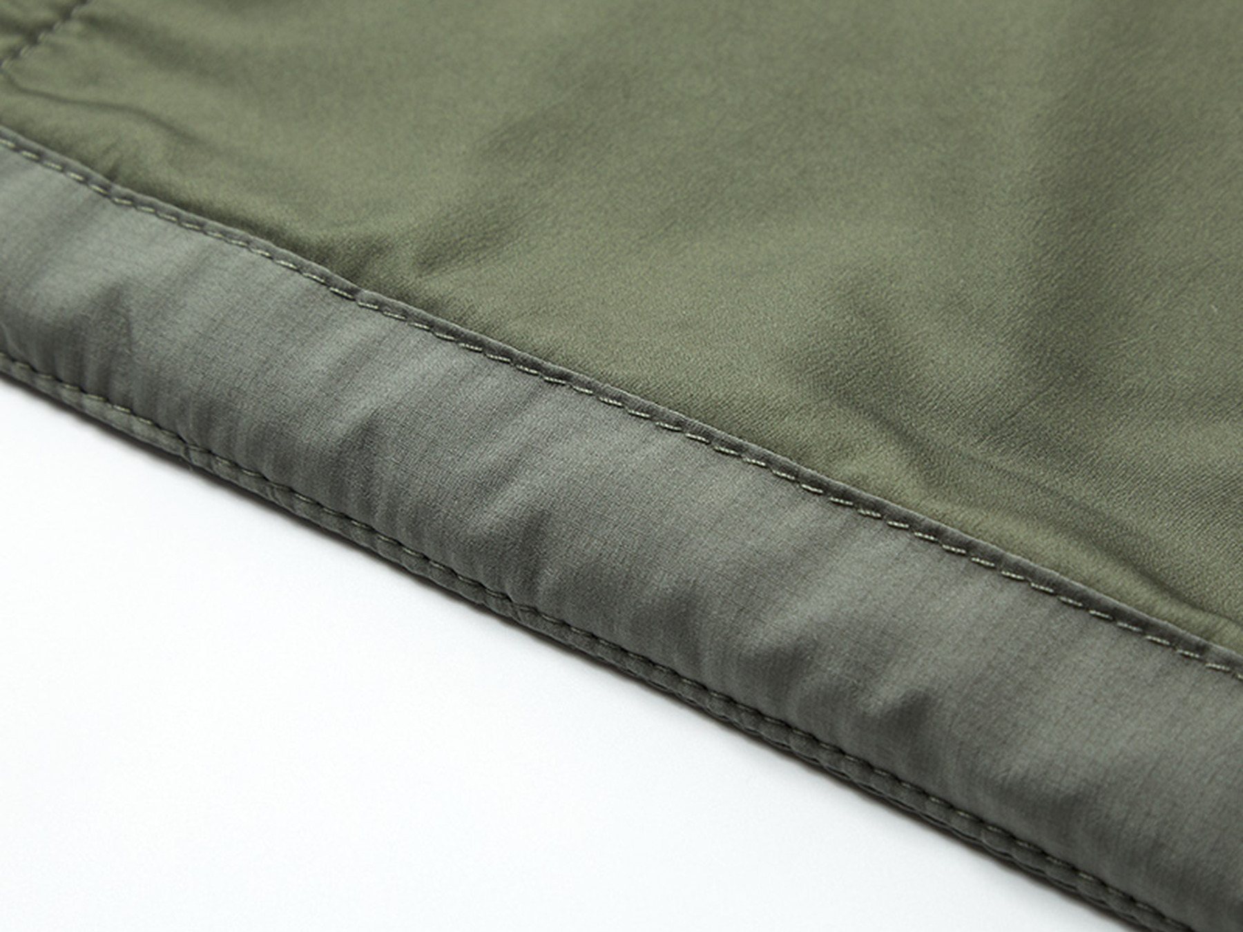 QC907 hem binding and stitching