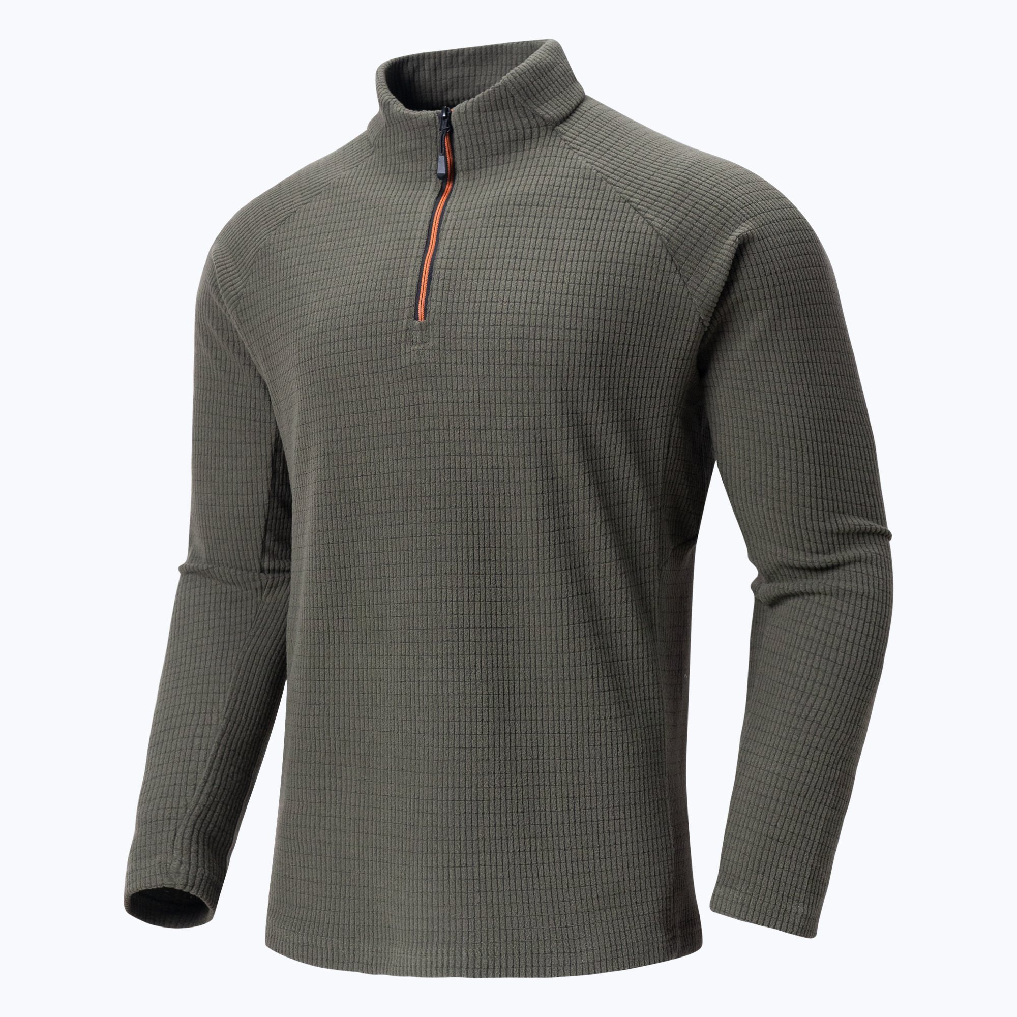 QH88169 Grid-Fleece Half-Zip Training Top