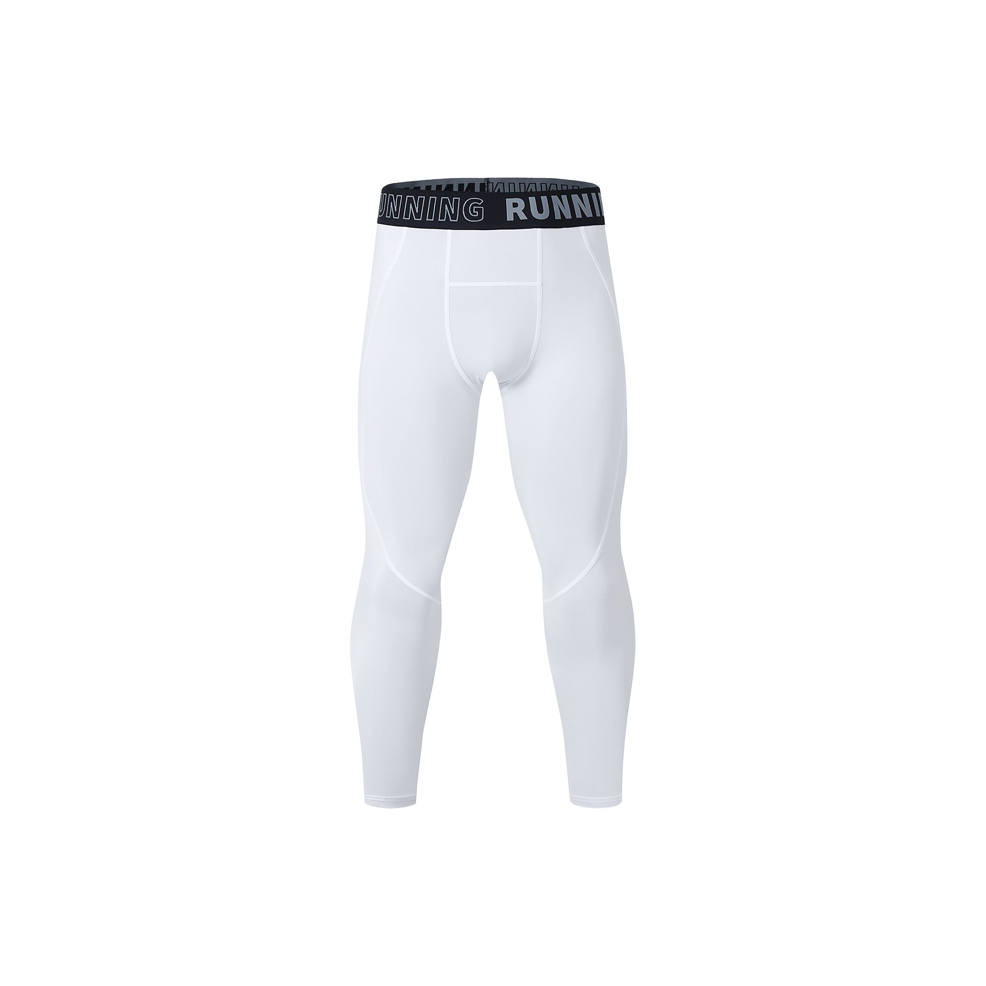 SY8027 team running tights in Clean White