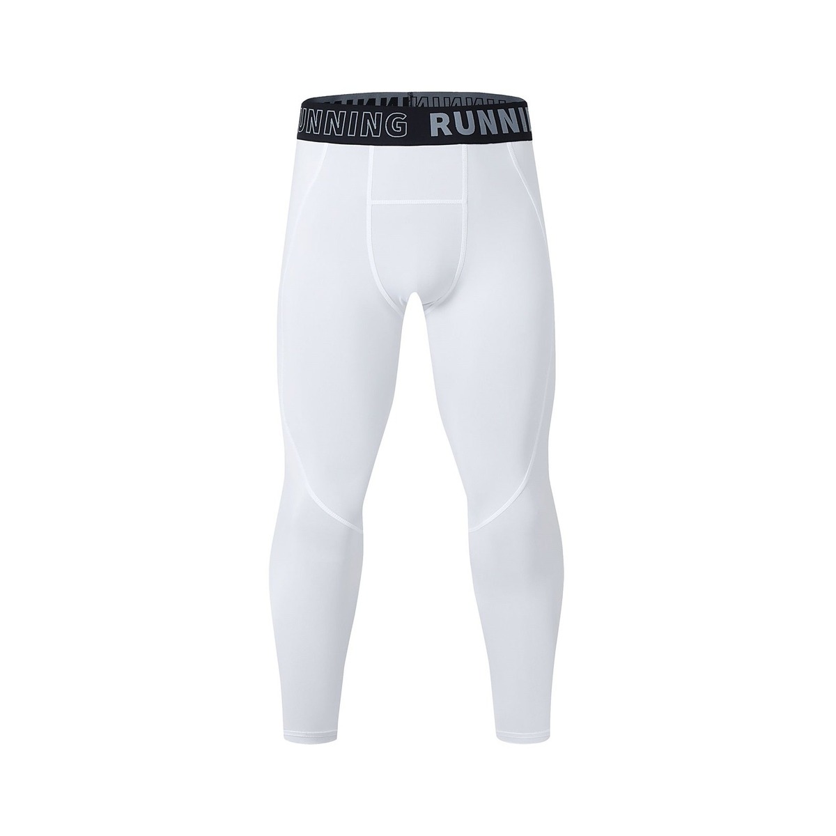 SY8027 team running tights in Clean White