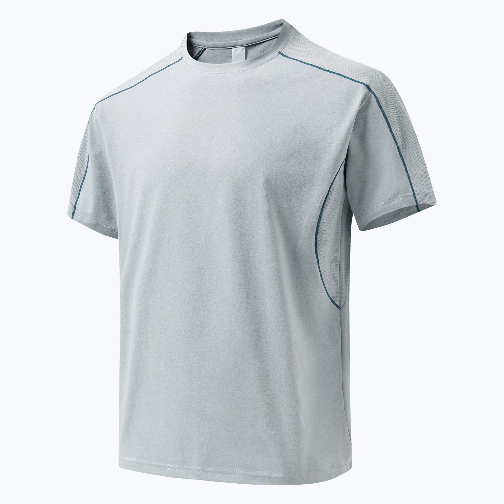 XLL99603 Panelled Grid-Knit Quick-Dry Running Shirt