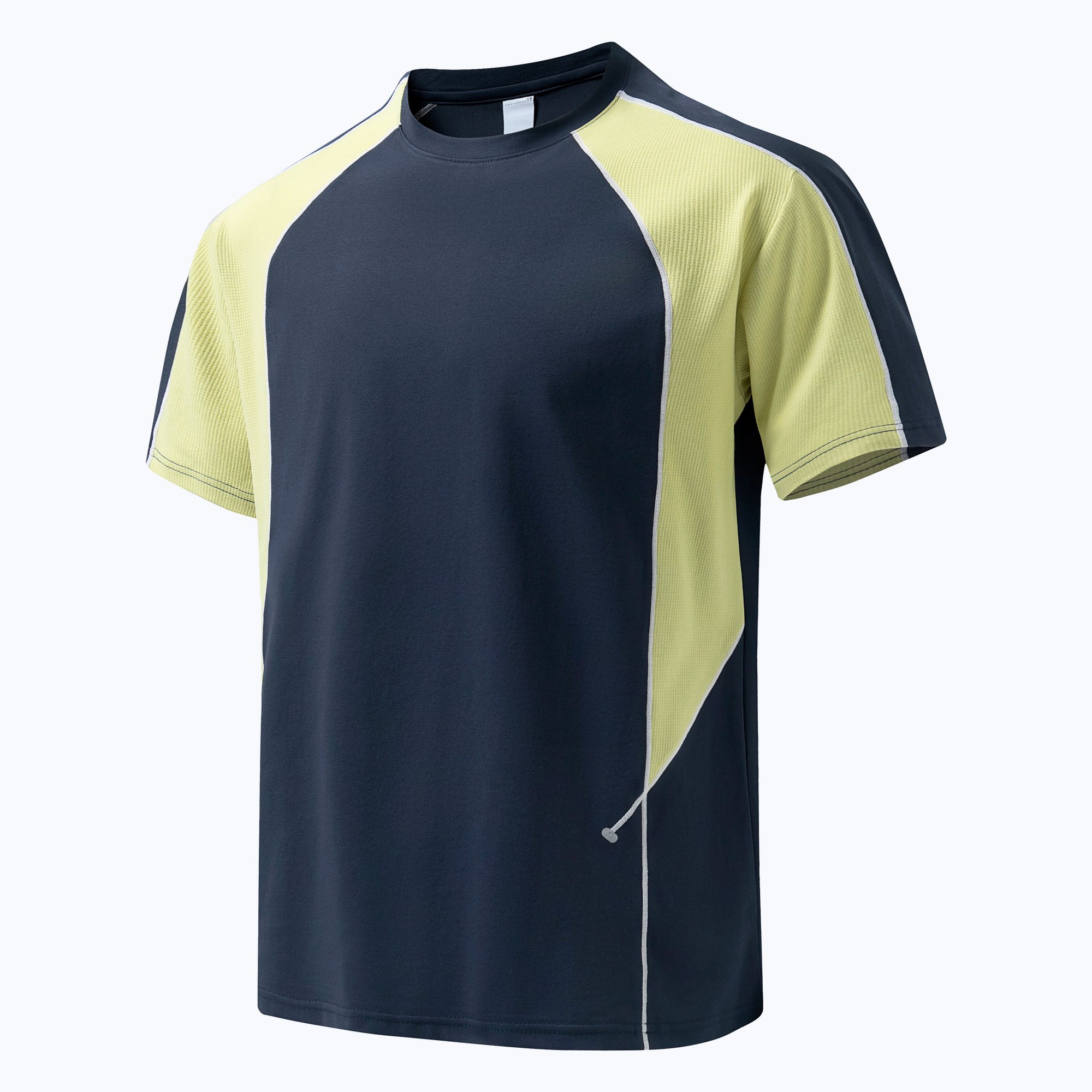 XLL99611 Contrast-Panel Quick-Dry Running Shirt