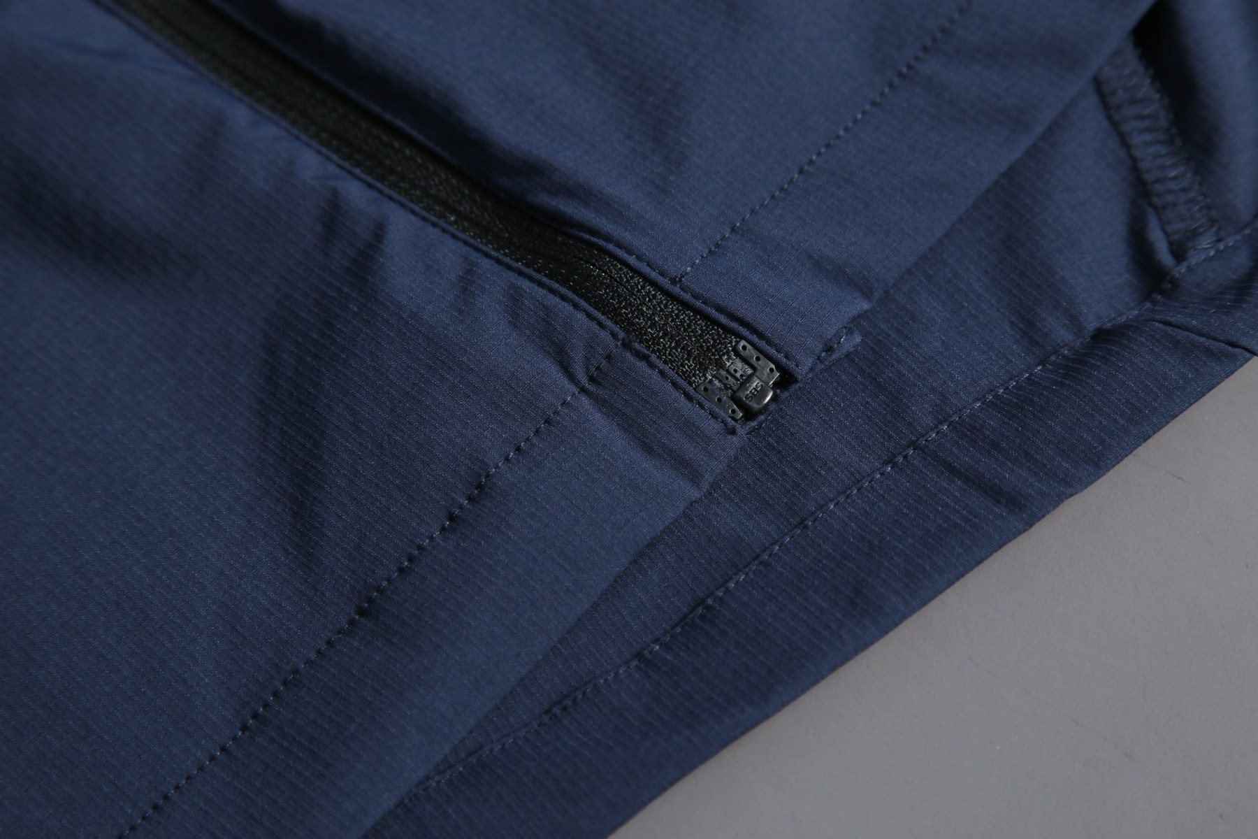Stand collar and front zipper