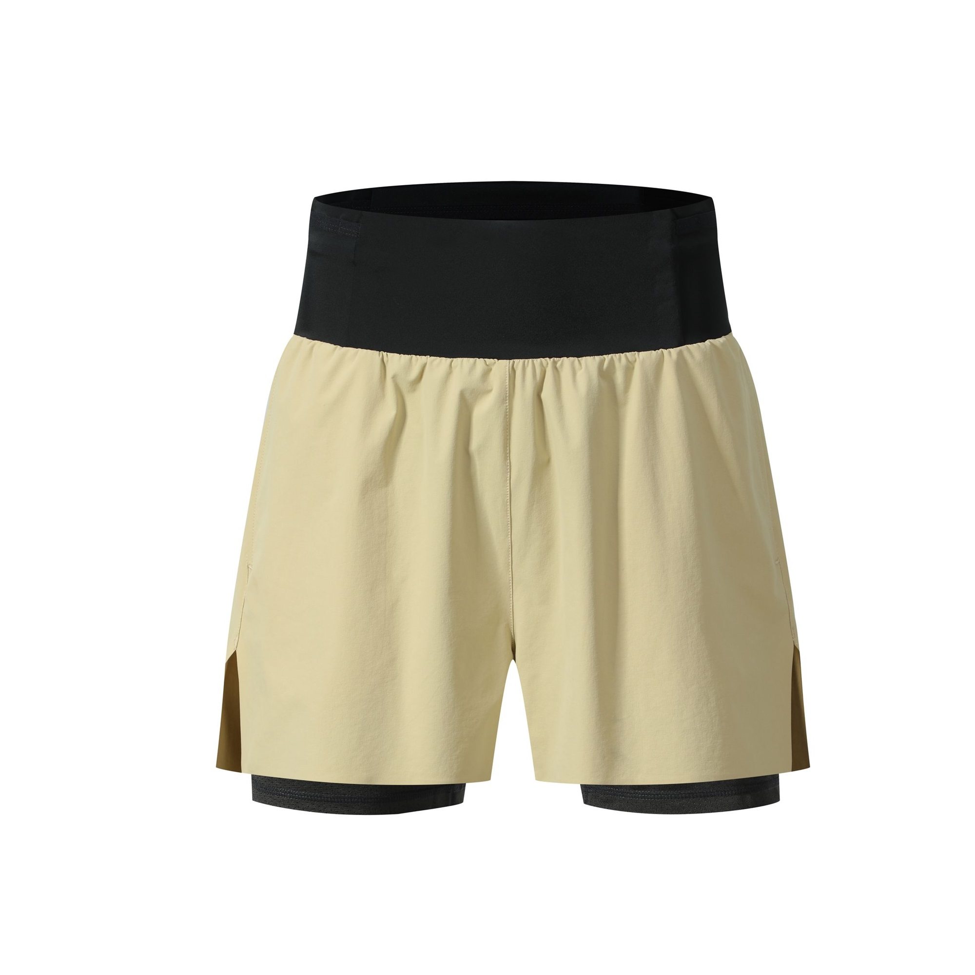 Multi-Pocket Double-Layer Running Shorts